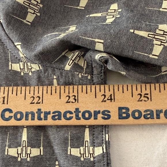 Star Wars X Wing Starfighter Button Down Shirt - Picture 13 of 16